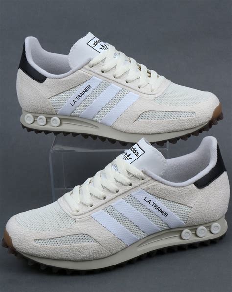 adidas la trainer white|white adidas trainers for men.